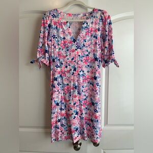 Floral V-Neck Women's Dress